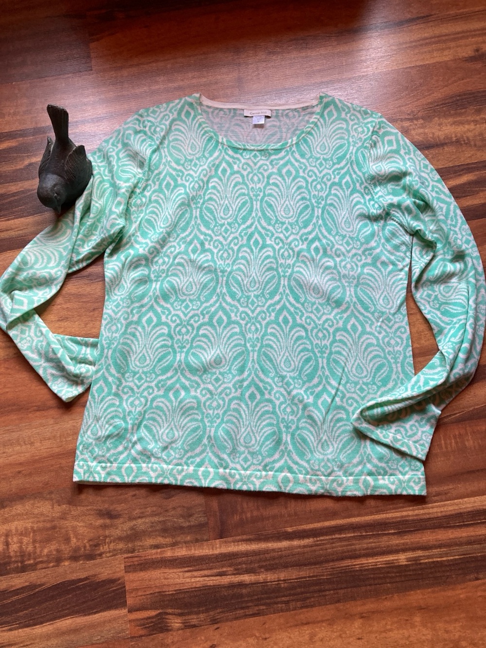 Garnet Hill XL long sleeve merino wool pullover sweater